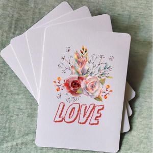 Valentines Cards 9.25x15 CM | Customized LOGO